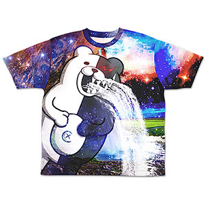 ダンガンロンパ1・2 宇宙モノクマ 両面フルグラフィックTシャツ/M