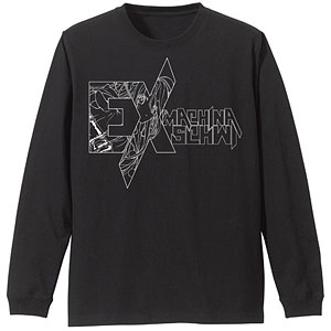 ノーゲーム・ノーライフ ゼロ シュヴィ 袖リブロングスリーブTシャツ/BLACK-S