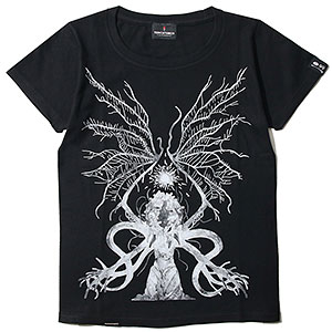 Bloodborne × TORCH TORCH/ Tシャツコレクション：星の娘、エーブリエタース(ブラック) レディース Mサイズ