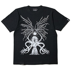 Bloodborne × TORCH TORCH/ Tシャツコレクション：星の娘、エーブリエタース(ブラック) XXLサイズ
