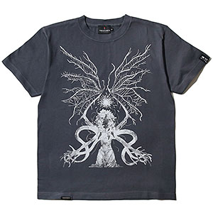 Bloodborne × TORCH TORCH/ Tシャツコレクション： 星の娘、エーブリエタース(ディープグレー) XXLサイズ