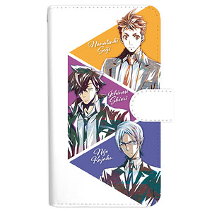 警視庁 特務部 特殊凶悪犯対策室 第七課 -トクナナ- 七月清司＆一ノ瀬栞＆二条クジャク 手帳型スマホケース M