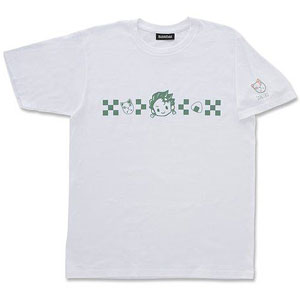 ゆるっと鬼滅の刃 モチーフ柄Tシャツ 炭治郎 XL ホワイト