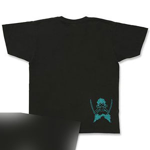 ゆるっと鬼滅の刃 モチーフ柄Tシャツ 伊之助 XL ブラック