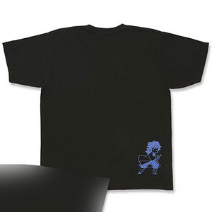 ゆるっと鬼滅の刃 モチーフ柄Tシャツ 義勇 L ブラック