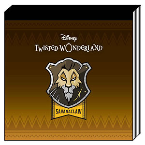 ディズニー ツイステッドワンダーランド スクエアメモ サバナクロー