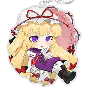 希少!!　八雲 紫　BIG缶バッジ 希少!! 八雲 紫 BIG缶バッジ ダイソー 東方project BIGホログラム缶