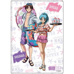 キャラクリアケース「幽☆遊☆白書」03/コエンマ＆ぼたん 海の家ver.