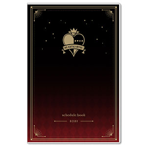 ディズニー ツイステッドワンダーランド 手帳月間A5スリム ハーツラビュル