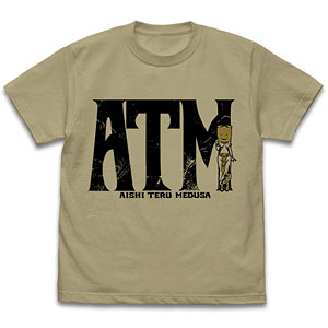 邪神ちゃんドロップキック’ Aishi Teru Medusa Tシャツ/SAND KHAKI-S