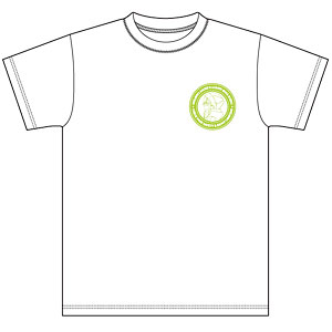 ゆるキャン△ 本栖高校Tシャツ (L)(あおい)・ホワイト