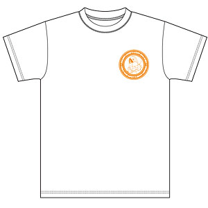 ゆるキャン△ 本栖高校Tシャツ (L)(斉藤)・ホワイト