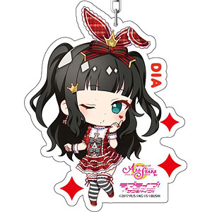 ラブライブ！スクールアイドルフェスティバルALL STARS デカキーホルダー 黒澤ダイヤ ラピヌ・ミミ デフォルメver