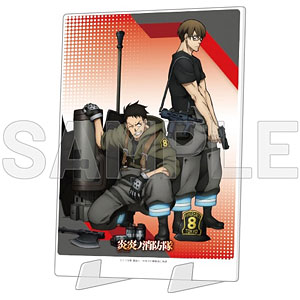 炎炎ノ消防隊 オウビ＆ヒナワ アクリルボード 壱ノ章パッケージ絵