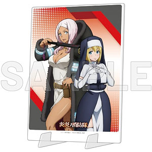 炎炎ノ消防隊 アイリス＆ヒバナ アクリルボード 壱ノ章パッケージ絵