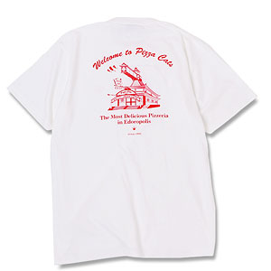 キャッ党忍伝てやんでえ ピザキャットTee ホワイト M