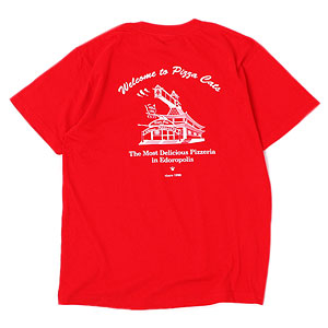 キャッ党忍伝てやんでえ ピザキャットTee レッド XL