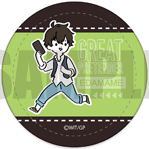 GREAT PRETENDER レザーバッジ PlayP-A エダマメ
