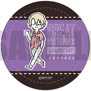 GREAT PRETENDER レザーバッジ PlayP-B ローラン