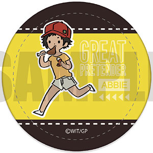 GREAT PRETENDER レザーバッジ PlayP-C アビー