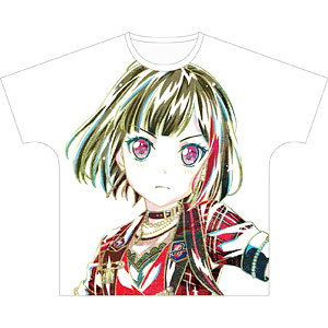 BanG Dream！ ガールズバンドパーティ！ 美竹蘭 Ani-Art フルグラフィックTシャツ vol.3 ユニセックス L