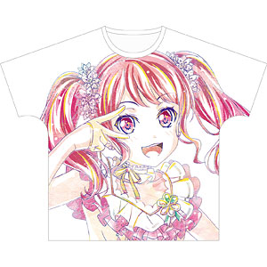 BanG Dream！ ガールズバンドパーティ！ 丸山彩 Ani-Art フルグラフィックTシャツ vol.3 ユニセックス M