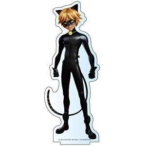 シャノワール　アクスタ ミラキュラス レディバグ＆シャノワール×COLLABOCAFEHONPO BLANC