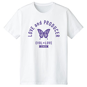 TVアニメ『恋とプロデューサー～EVOL×LOVE～』 シモン カレッジTシャツ レディース M