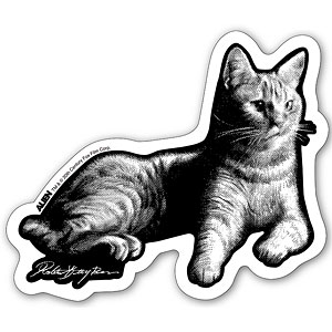 ALIEN JONES Sticker Artwork by Rockin’Jelly Bean/ White