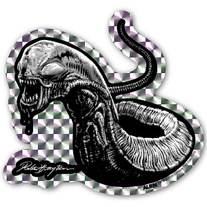 ALIEN CHESTBURSTER Sticker Artwork by Rockin’Jelly Bean/ Hologram