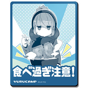 希少　ゆるキャン　ガラス製マグネット　各務原なでしこ 各務原なでしこ ゆるキャン△カーサインマグネット 大井川鐡道