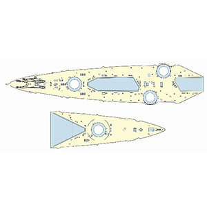 1/700 イギリス海軍 巡洋戦艦 インヴィンシブル 1914 マスキングシート (フライホーク FH1311用)