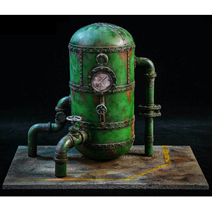 1/12廃工場タンクジオラマ