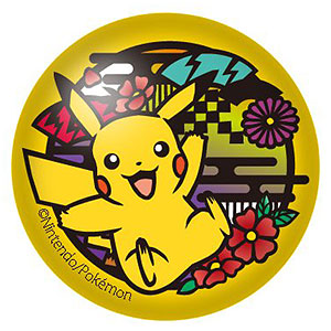 ポケットモンスター 切り絵シリーズ ガラスピンズ ピカチュウ