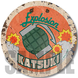 レトロ看板缶バッジ 僕のヒーローアカデミア 爆豪勝己