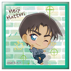 名探偵コナン ぽぷきゃら スクエア缶バッジ 毛利蘭 SD[アイアップ