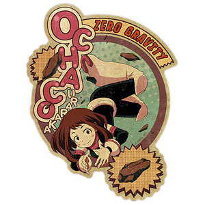 僕のヒーローアカデミア トラベルステッカー2 (3)麗日お茶子