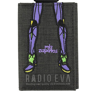 mis zapatos×RADIO EVA EVANGELION EV-010 EVA mini wallet GY[ターン