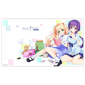 カーテン魂　Summer Pockets 紬ウェンダース　ラバーマット Summer Pockets REFLECTION BLUE]ラバーマット（紬ヴェンダース