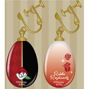 ツイステッドワンダーランド ガラスイヤリング リドル・ローズハート