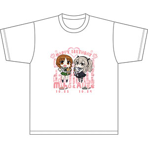 ガールズ＆パンツァー最終章 Tシャツ 西住みほ＆島田愛里寿バースデー Lサイズ