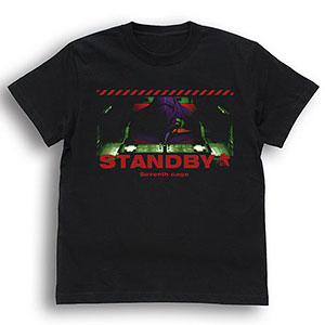 EVANGELION エヴァ初号機 STANDBY Tシャツ/BLACK-XL