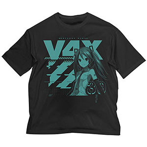 初音ミク V4X ビッグシルエットTシャツ/BLACK-XL