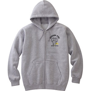BANANA FISH アッシュ・リンクス lette-graph ジップパーカー レディース XL