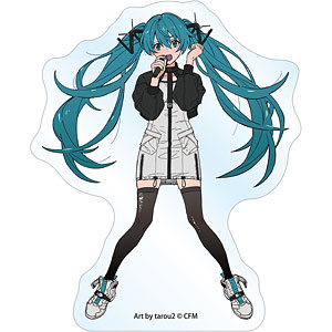 ピアプロキャラクターズ 描き下ろしイラスト 初音ミク バンドver. Art by tarou2 ステッカー