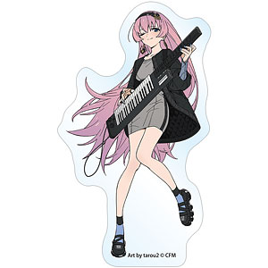 ピアプロキャラクターズ 描き下ろしイラスト 巡音ルカ バンドver. Art by tarou2 ステッカー