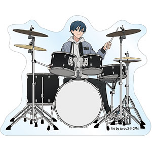 ピアプロキャラクターズ 描き下ろしイラスト KAITO バンドver. Art by tarou2 ステッカー