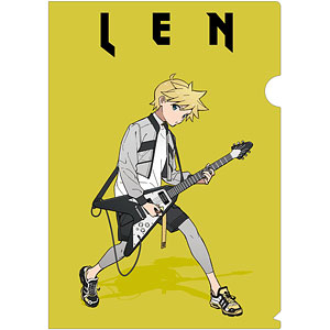 ピアプロキャラクターズ 描き下ろしイラスト 鏡音レン バンドver. Art by tarou2 クリアファイル