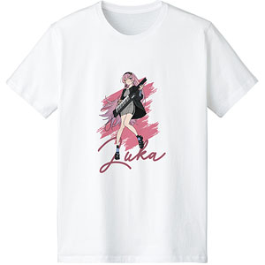 ピアプロキャラクターズ 描き下ろしイラスト 巡音ルカ バンドver. Art by tarou2 Tシャツ メンズ L