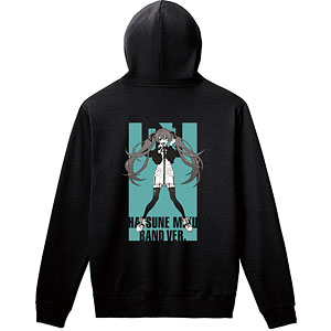 ピアプロキャラクターズ 描き下ろしイラスト 初音ミク バンドver. Art by tarou2 パーカー メンズ XL